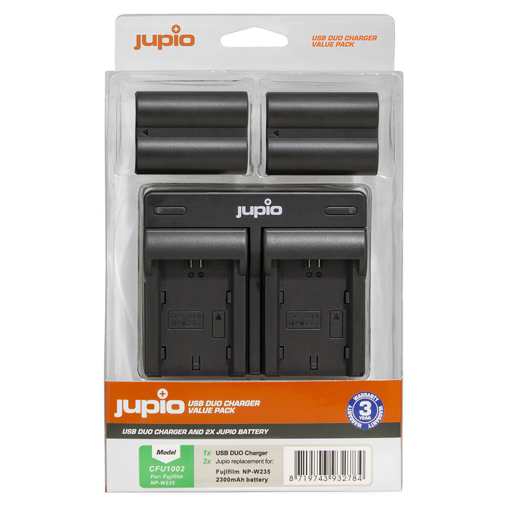 Fujifilm NP-W235 USB Duo Charger Kit (Merk Jupio)