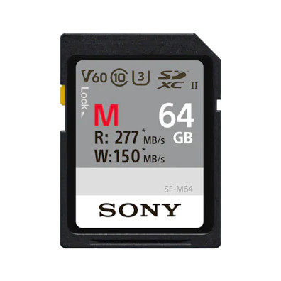 Sony 64GB SD M-Series UHS-II 277MB/s geheugenkaart