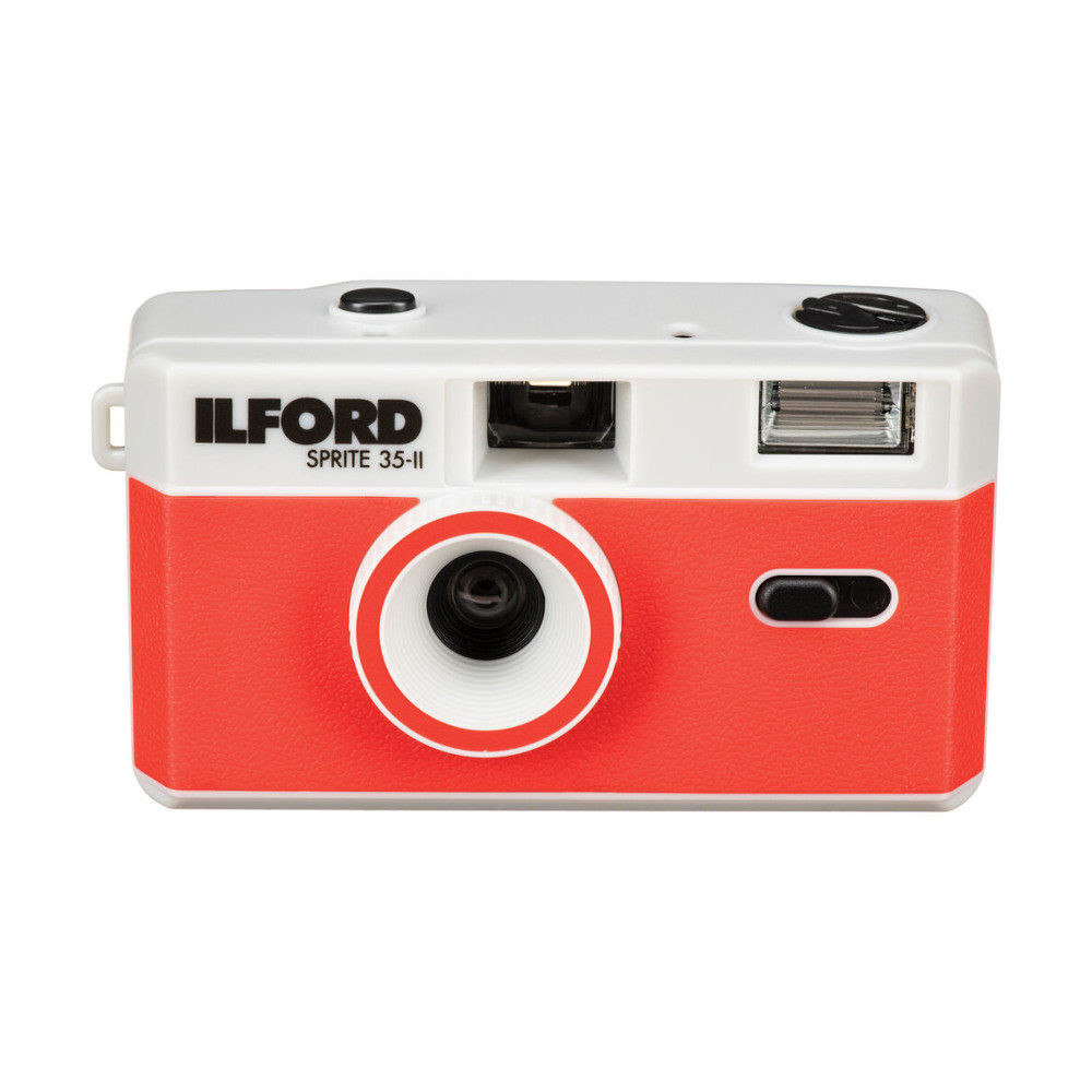Ilford Sprite 35-II camera Zilver-Rood