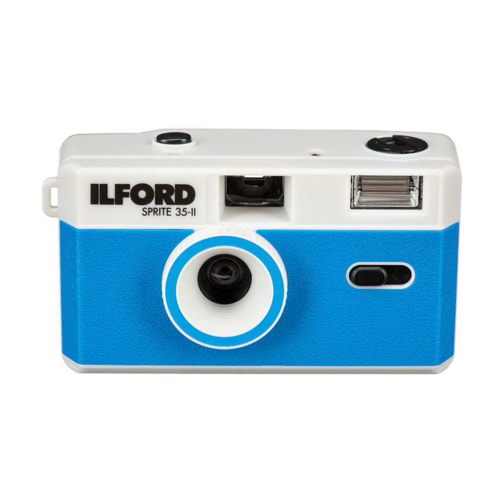 Ilford Sprite 35-II camera Zilver-Blauw