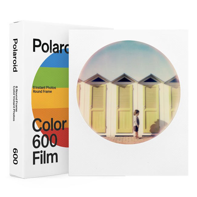 Polaroid Color Instant Film Round Frame voor 600