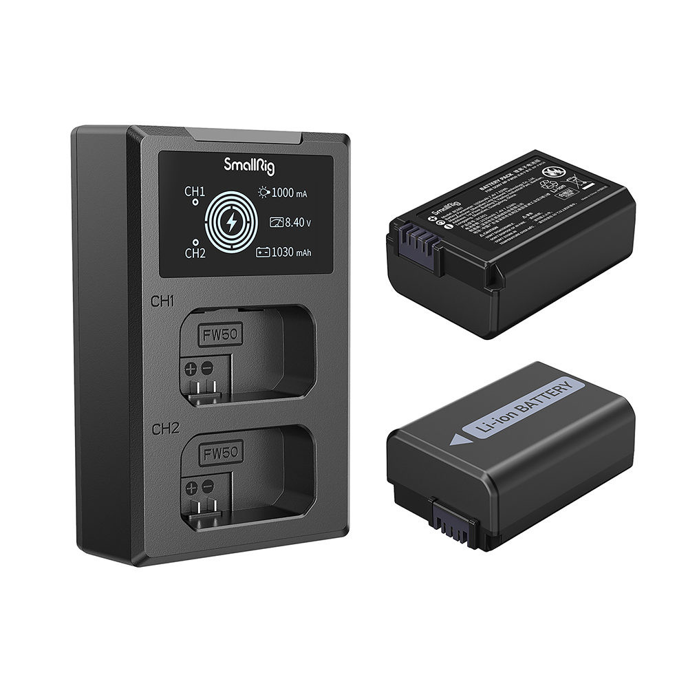 Sony NP-FW50 Camera Battery Charger Kit (SmallRig 3818)
