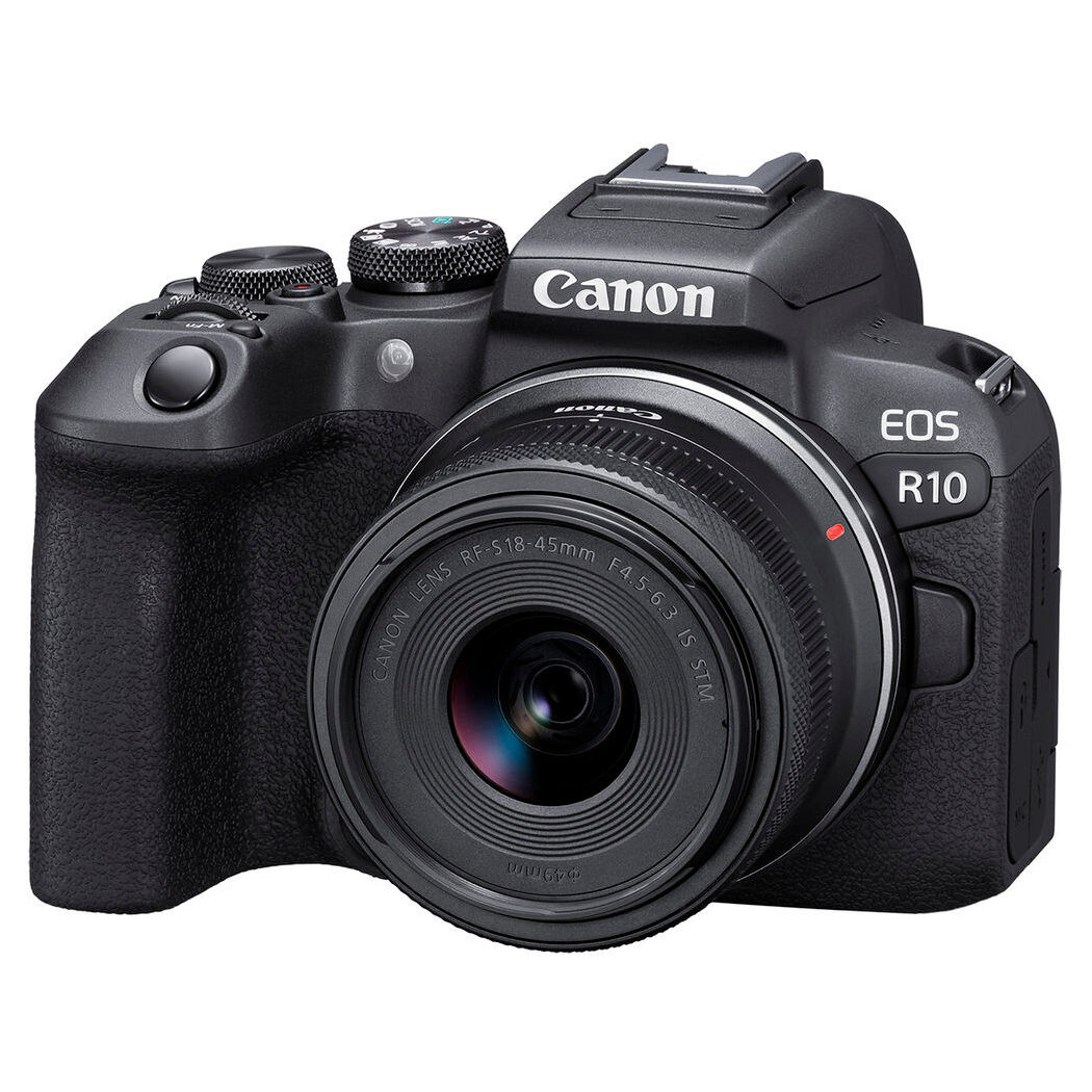 Canon EOS R10 systeemcamera Zwart + RF-S 18-45mm f/4.5-6.3 IS STM