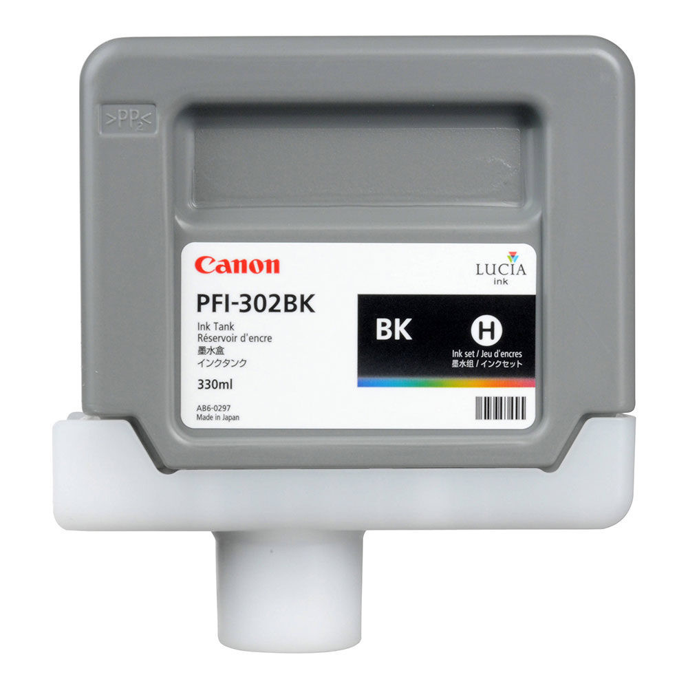 Canon Inktpatroon PFI-302BK - Zwart
