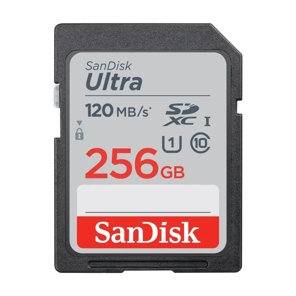 SanDisk 256GB SDXC Ultra Class 120MB/s geheugenkaart