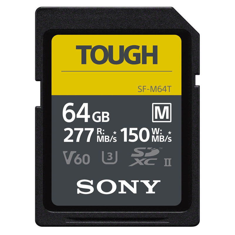 Sony 64GB SD Tough M-series UHS-II 277MB/s geheugenkaart