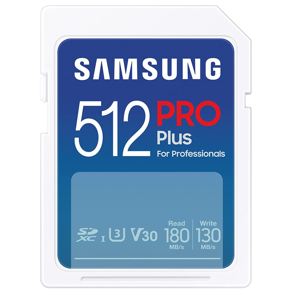 Samsung 512GB PRO Plus SD geheugenkaart