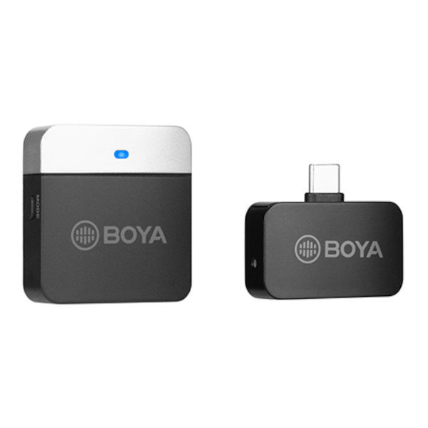 Boya 2.4GHz Dasspeld Microfoon Draadloos BY-M1LV-U voor USB-C