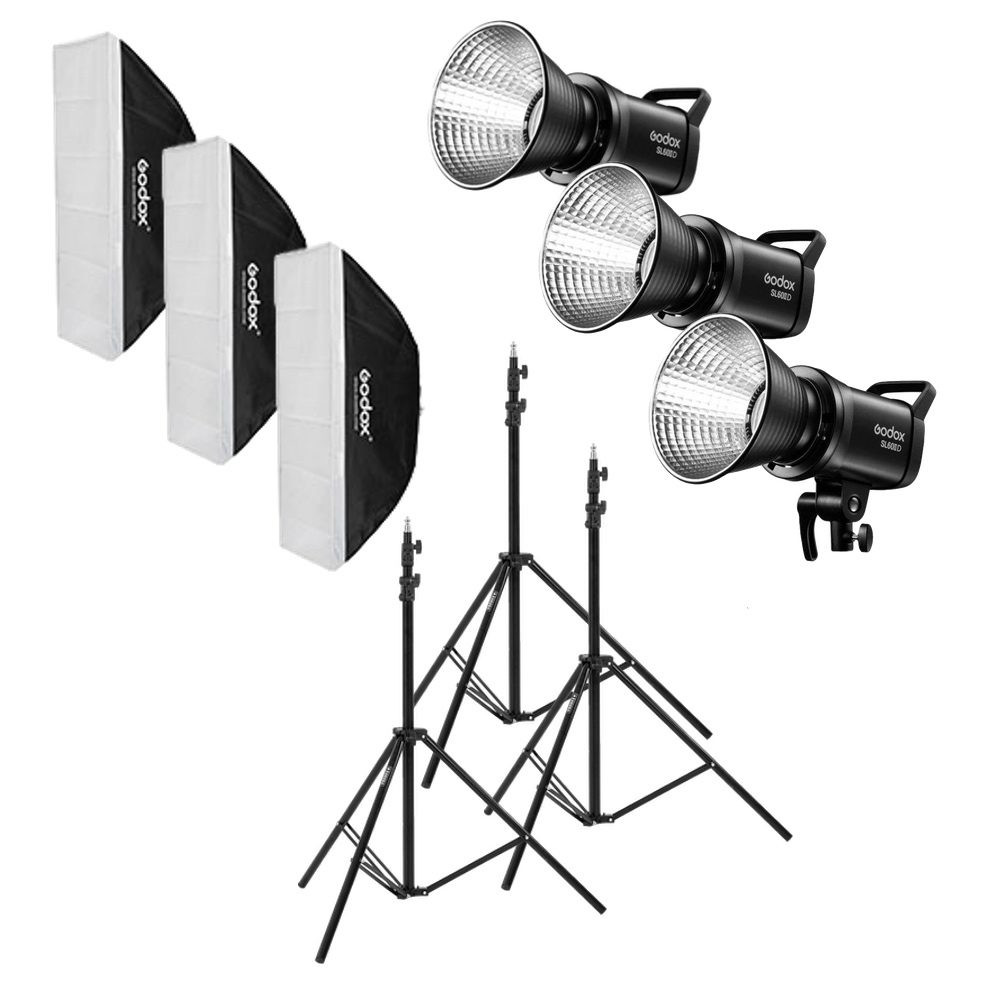 Godox SL60IID LED videolamp Trio Kit