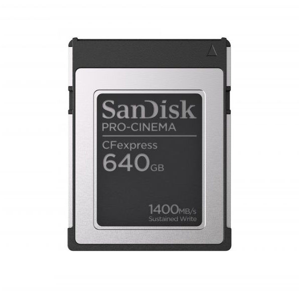 SanDisk 640GB CFexpress Type B Pro-Cinema VPG400 1400MB/s geheugenkaart