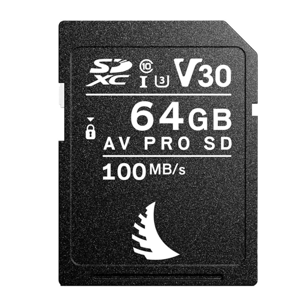Angelbird 64GB SD AVpro UHS-I V30 geheugenkaart