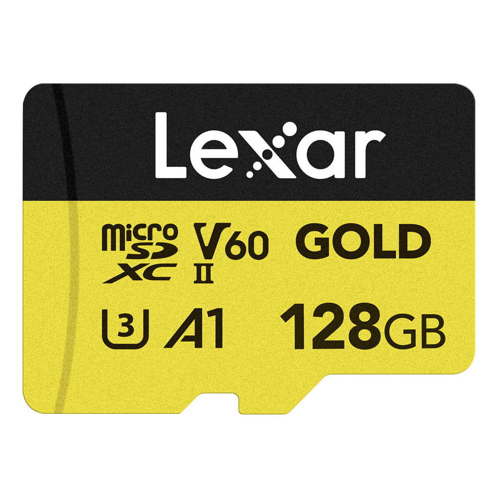 Lexar 128GB Micro SD Gold Series UHS-II V60
