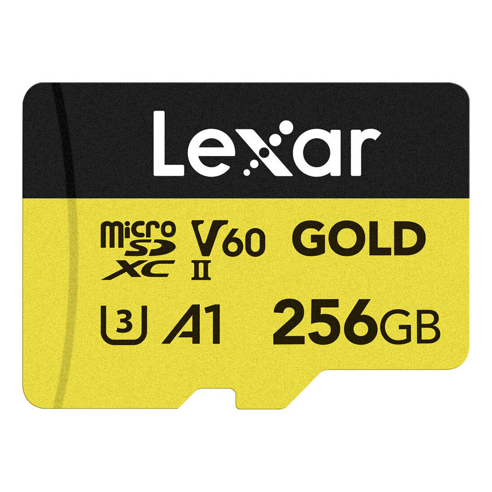 Lexar 256GB Micro SD Gold Series UHS-II V60