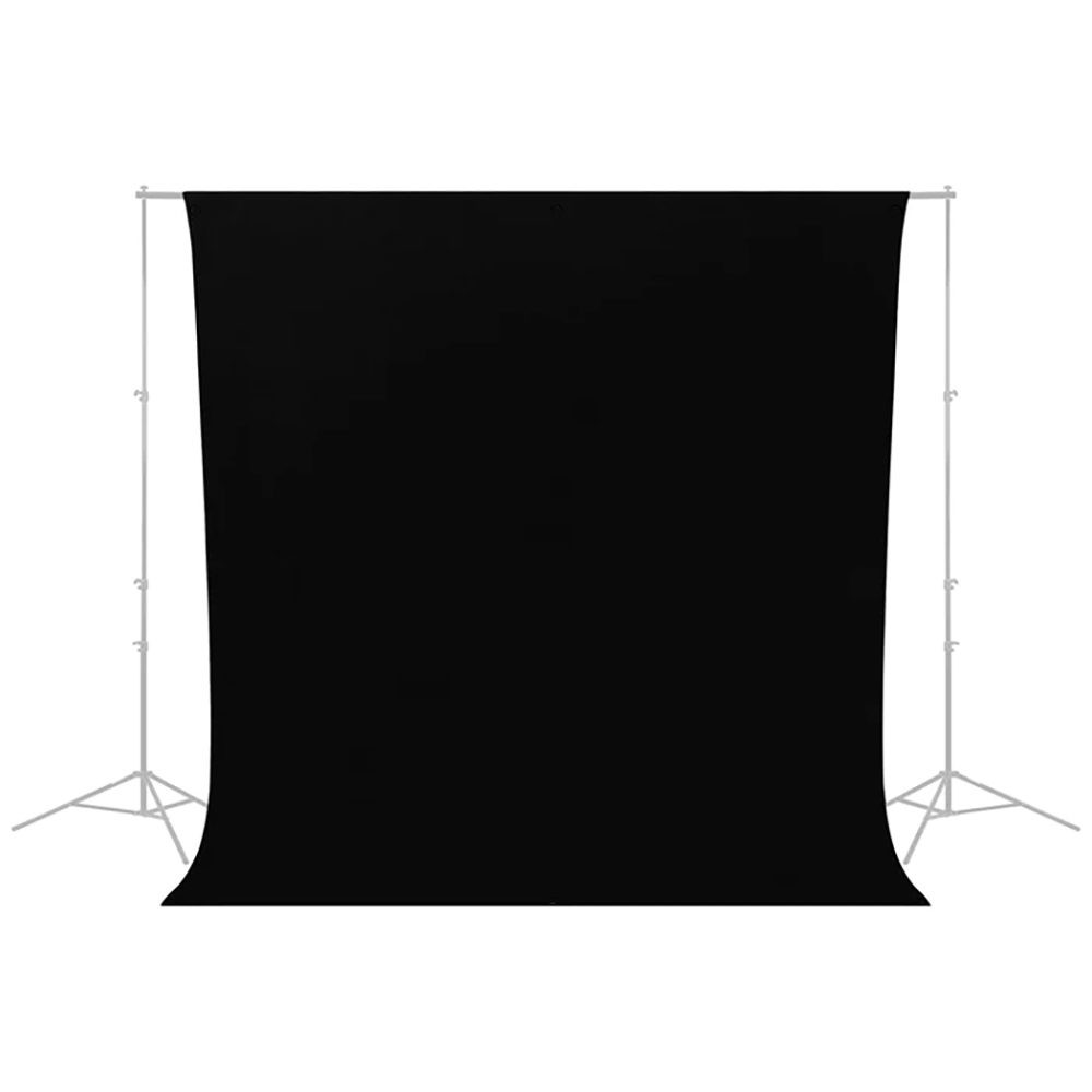 Caruba Wrinkle Resistant Backdrop 2.60 x 3 meter Zwart