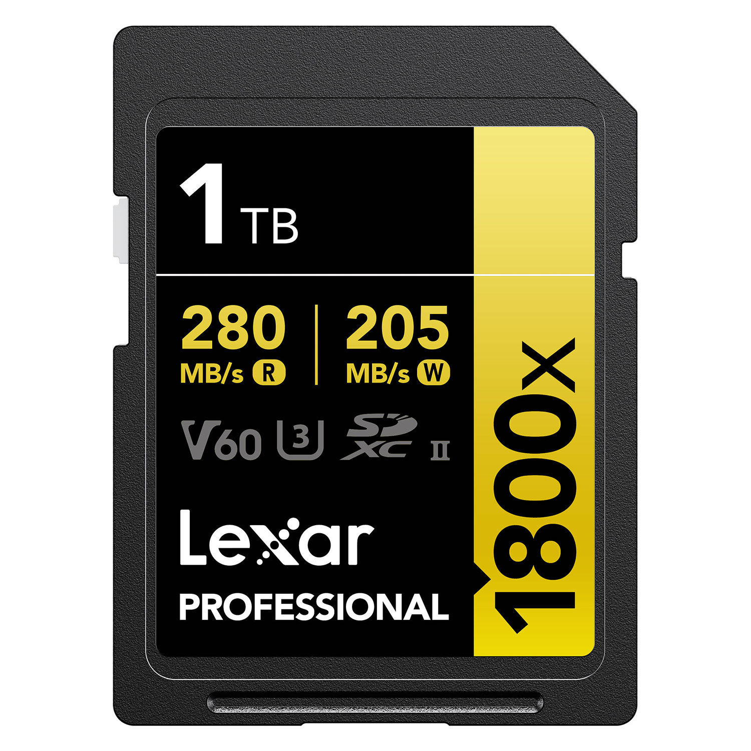 Lexar 1TB SDXC Pro UHS-II U3 V60 1800x geheugenkaart