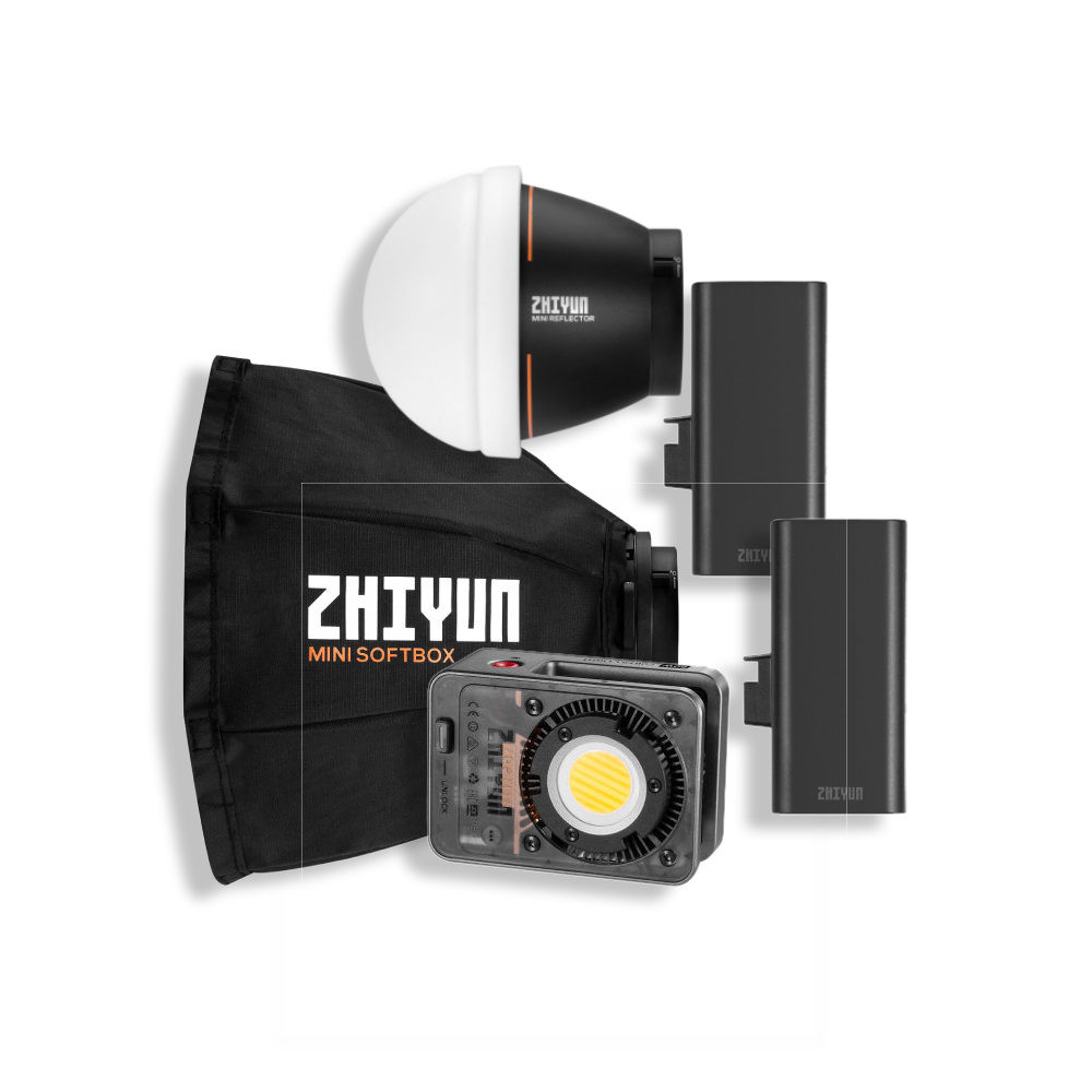 Zhiyun Molus X60 Bi-Color COB Monolight Pro Combo Grijs