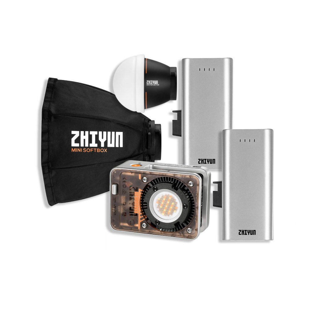 Zhiyun Molus X60 RGB COB Monolight Pro Combo Silver