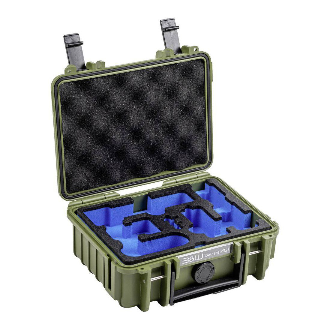 B&W Outdoor Case Type 500 - Brons Groen voor DJI Osmo Pocket 3 Creator Combo