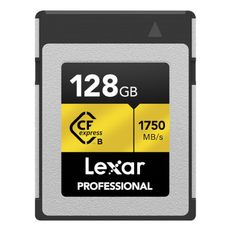 Lexar 128GB Professional GOLD Series CFexpress Type B 1750MB/s geheugenkaart