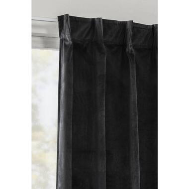 Gordijn Yara - zwart - 140x280 cm (1 stuk) - Leen Bakker