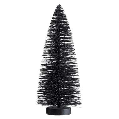 Kerstboom - zwart - 26xØ11 cm - Leen Bakker
