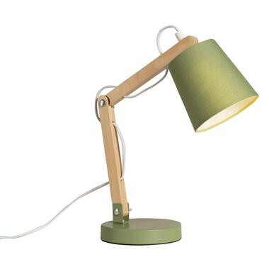 Bureaulamp Olaf - groen - 40xØ14cm - Leen Bakker