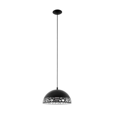 EGLO hanglamp Savignano - zwart - Ø38 cm - Leen Bakker