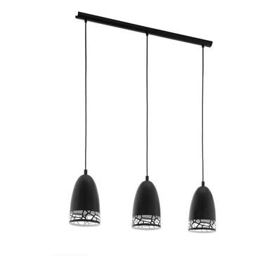 EGLO hanglamp Savignano 3-lichts - zwart - Leen Bakker