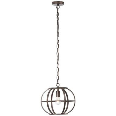 Brilliant hanglamp Basia - zwart - Ø34,5x114,5 cm - Leen Bakker