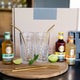 Cocktail borrelpakket met gegraveerde glazen