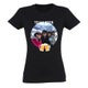 T-shirt voor vrouwen bedrukken - Zwart - M