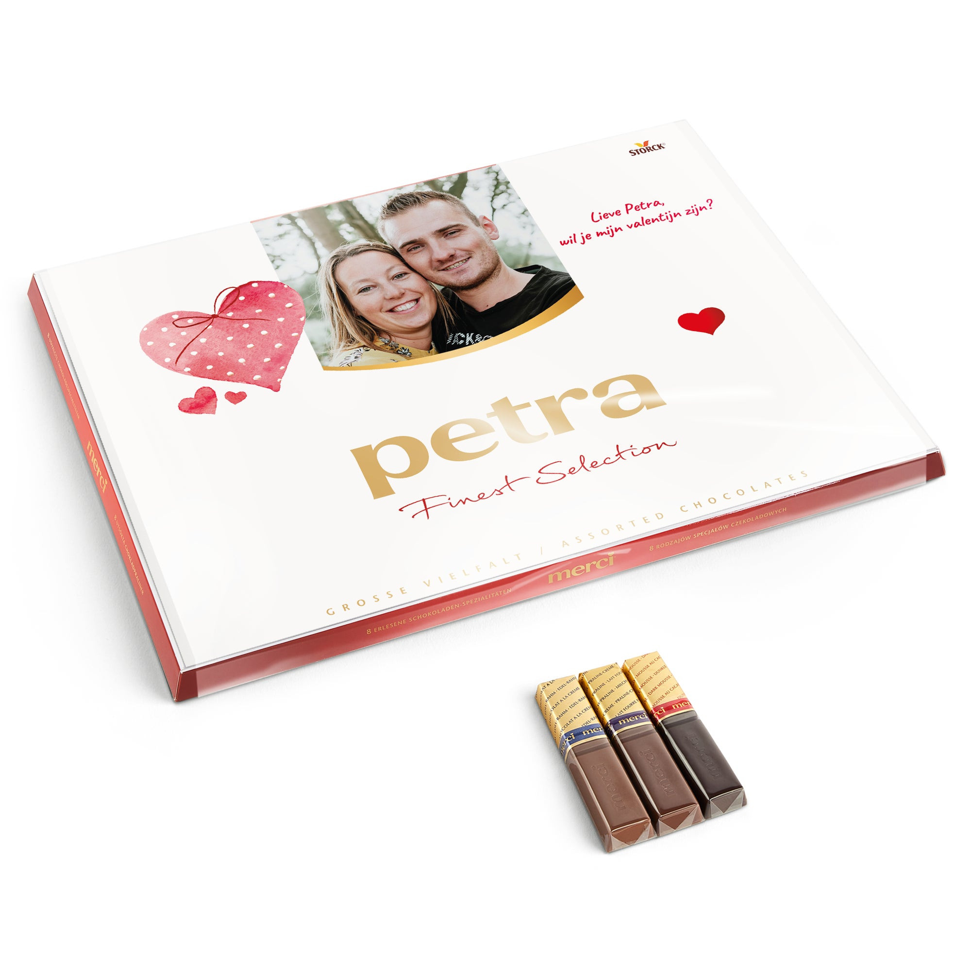 Merci Finest Selection chocolade mix met gepersonaliseerde kaart - 675 gram