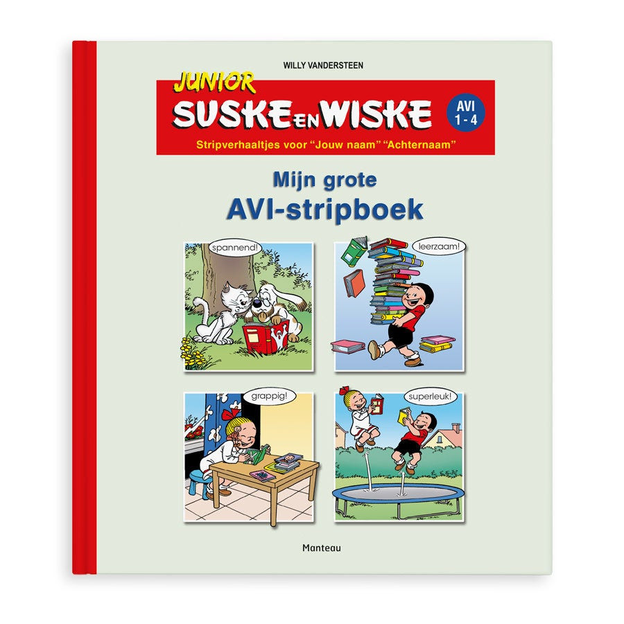 Suske & Wiske junior voor meisjes - Stripboek met naam en foto - Softcover