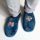 Pantoffels bedrukken - Blauw - Maat 36-38