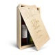 Wijnpakket in gegraveerde kist - Oude Kaap - Wit en rood