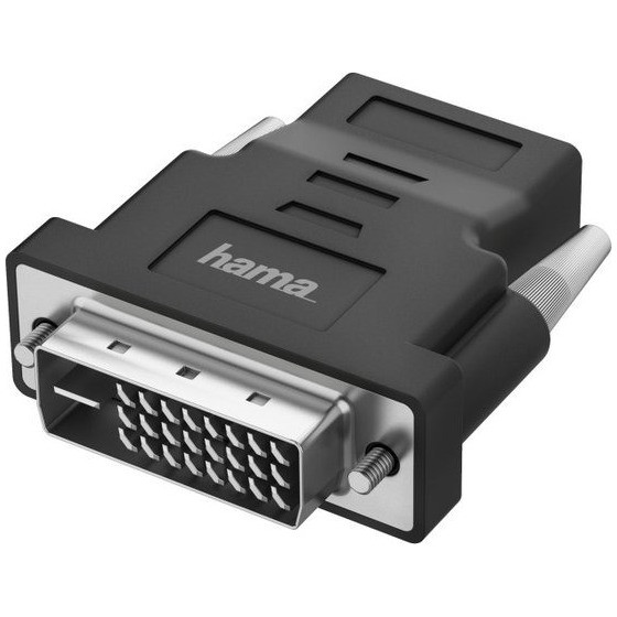 Hama Adapter DVI naar HDMI, Ultra-HD 4K Optische kabel Zwart