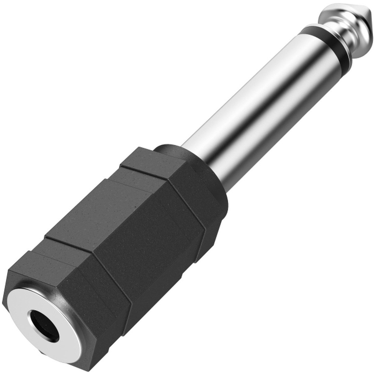 Hama Audio-adapter, 3,5mm jack koppeling mono - 6,3mm jack stekker mono Mini jack kabel