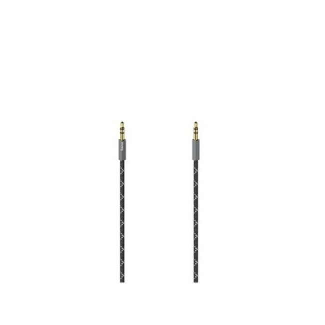 Hama Audiokabel, 3,5mm jack - 3,5mm jack, stereo, metaal, verguld, 0,75 m Mini jack kabel