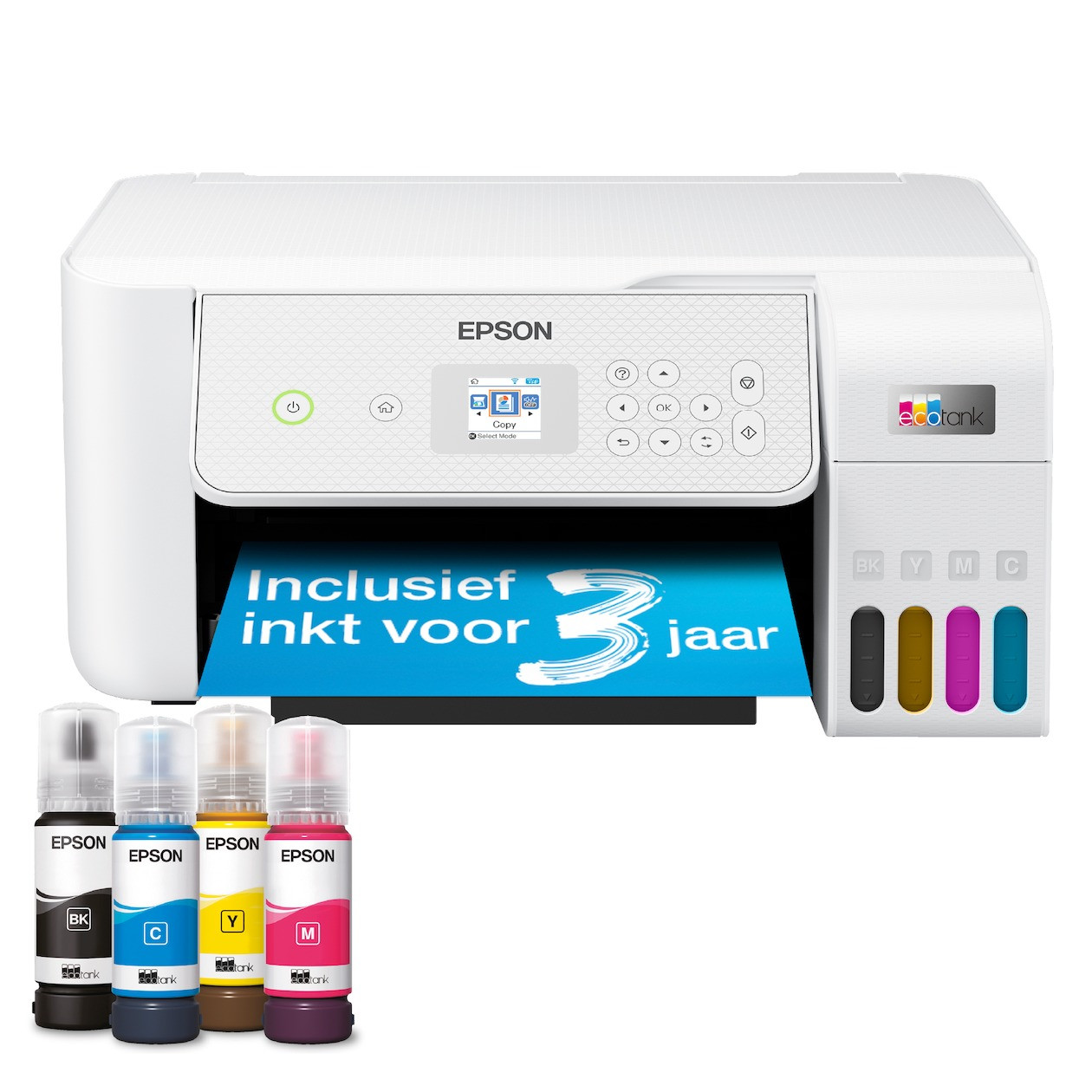 Epson EcoTank ET-2876 All-in-one inkjet printer Wit