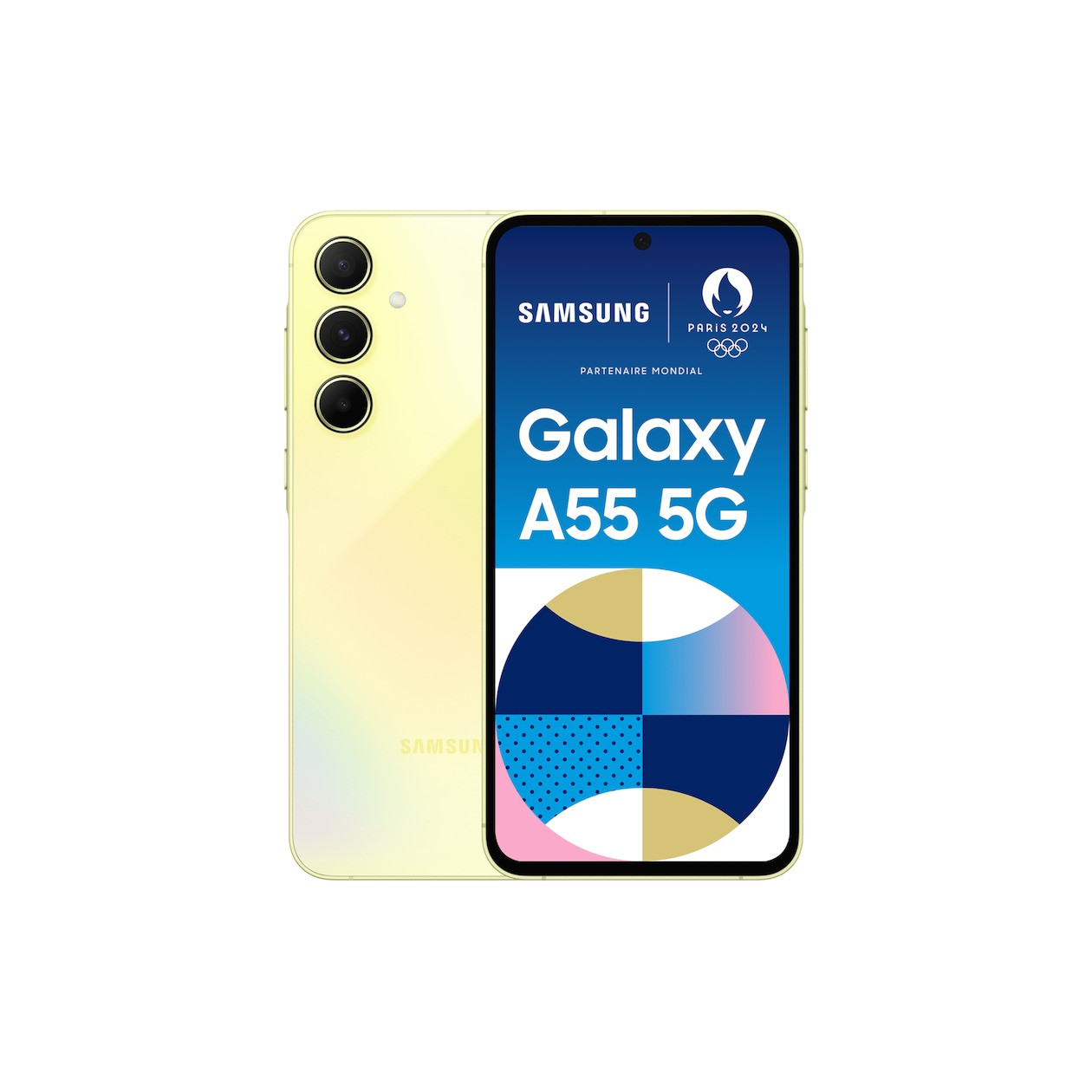 Samsung Galaxy A55 5G 256GB Smartphone Geel
