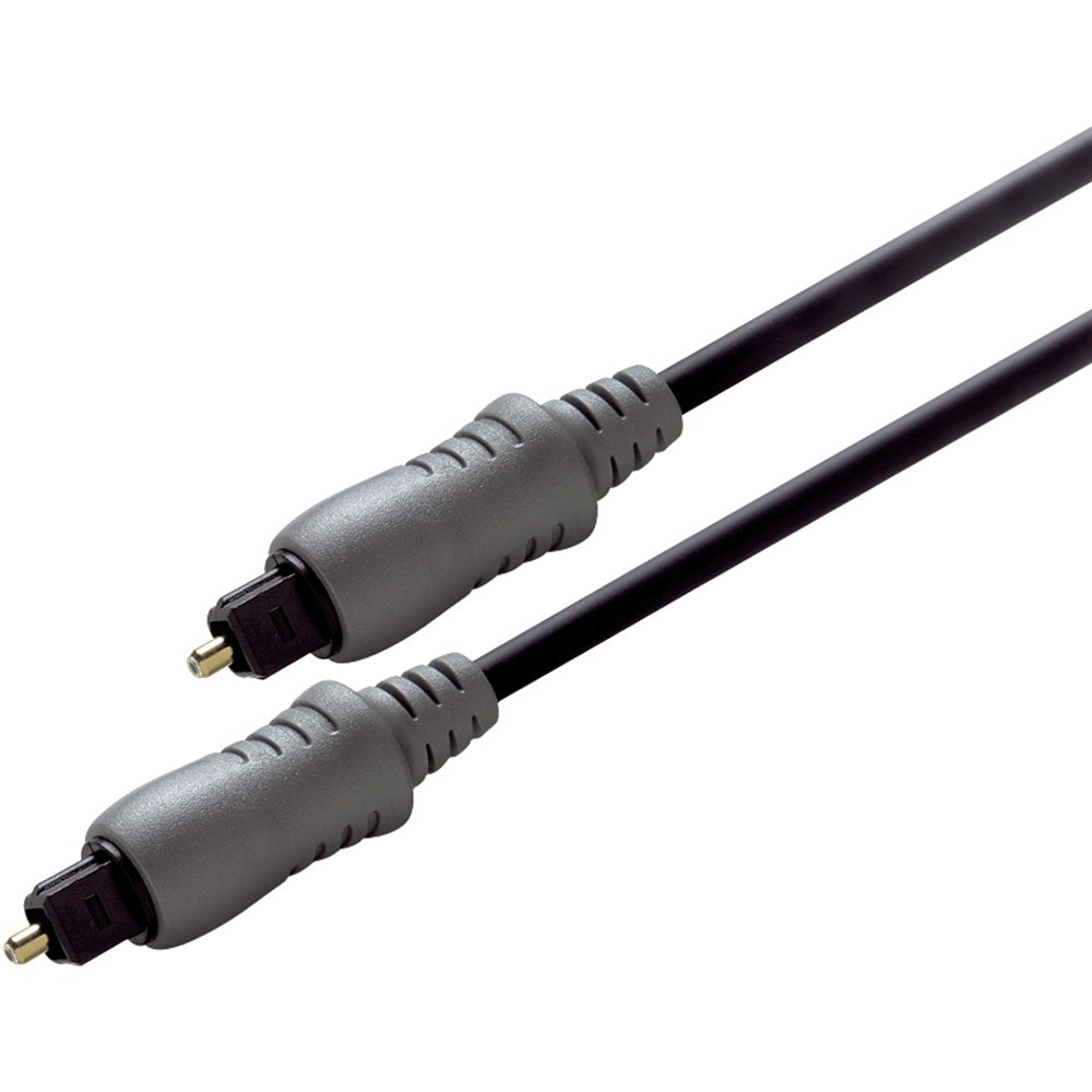 Scanpart Toslink optical audio kabel 3,0m Zwart Optische kabel Zwart