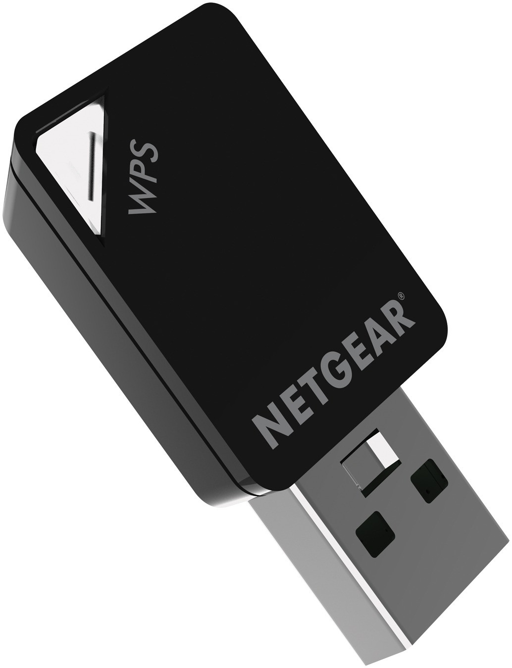 Netgear A6100 Dual-Band WiFi-miniadapter Desktop accessoire Zwart
