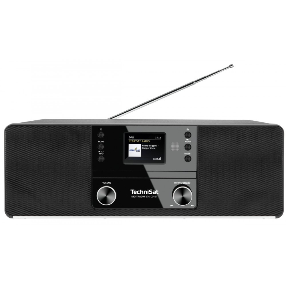 TechniSat Digitradio 370 CD BT DAB radio Zwart