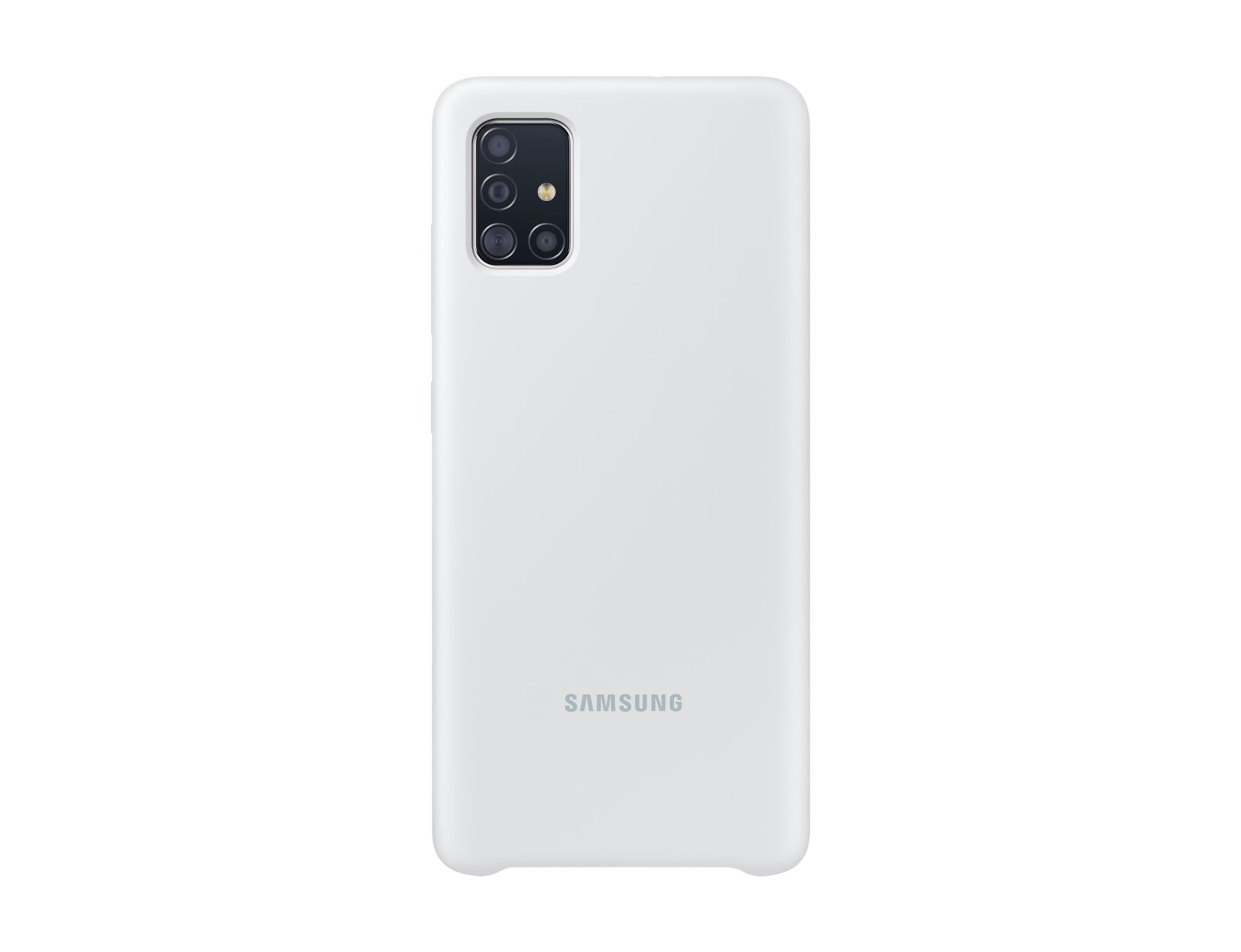 Samsung Silicone cover Galaxy A51 Telefoonhoesje Wit