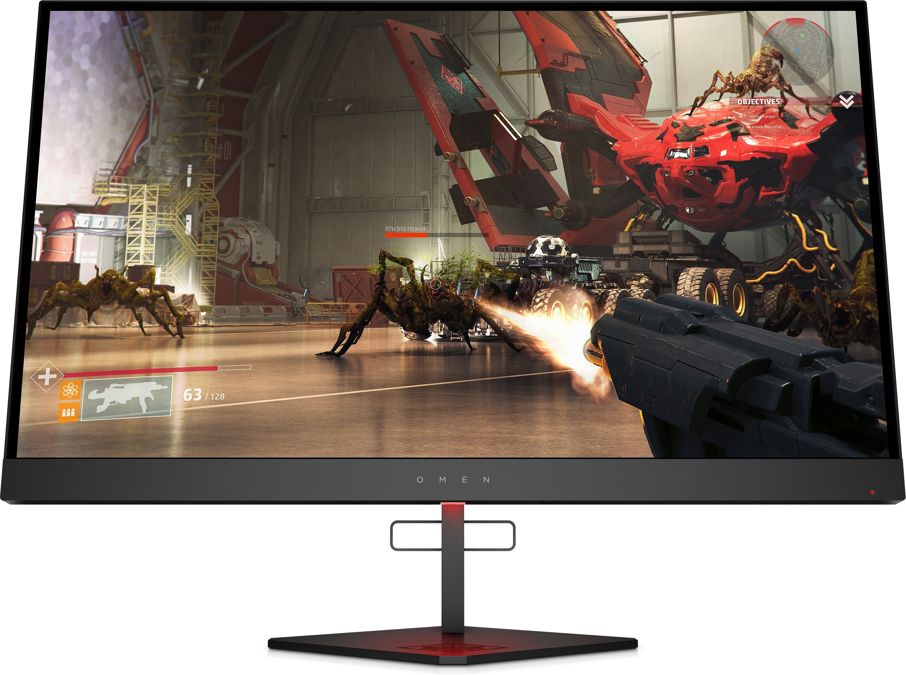 HP OMEN X 27 Gaming Monitor Monitor Zwart