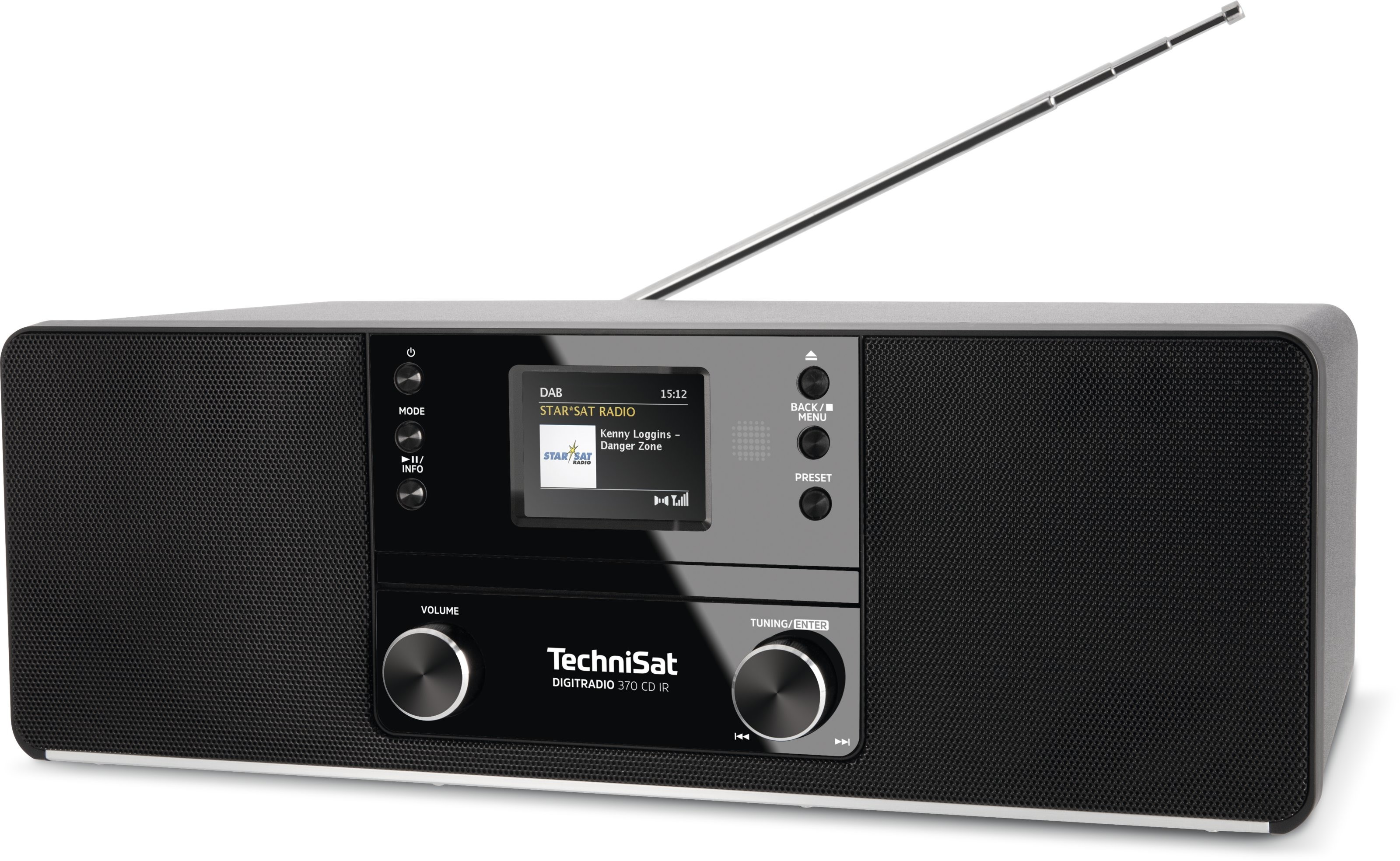 TechniSat Digitradio 370 CD IR DAB radio Zwart