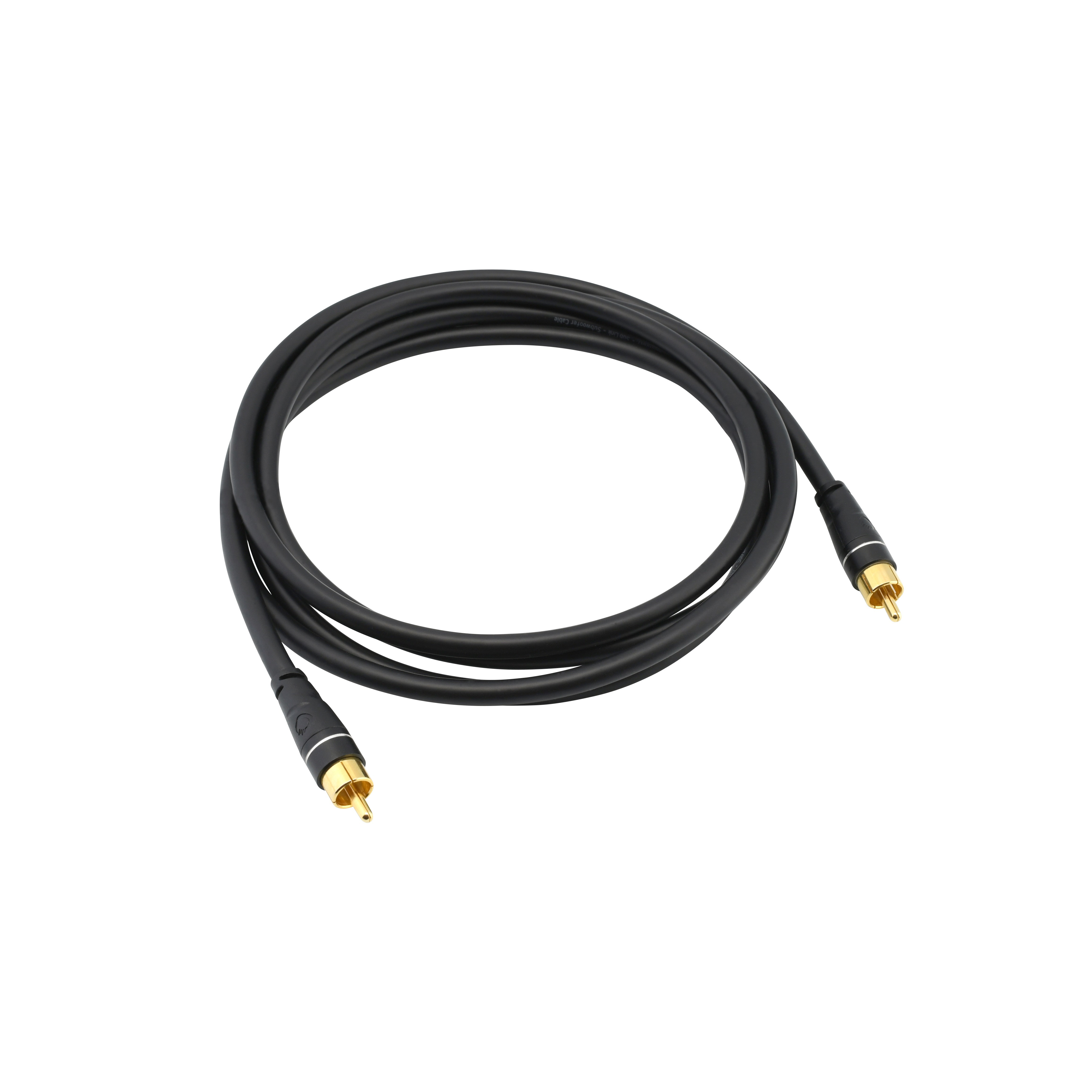 Oehlbach SL SUB CABLE 2,0 M Luidspreker kabel Zwart
