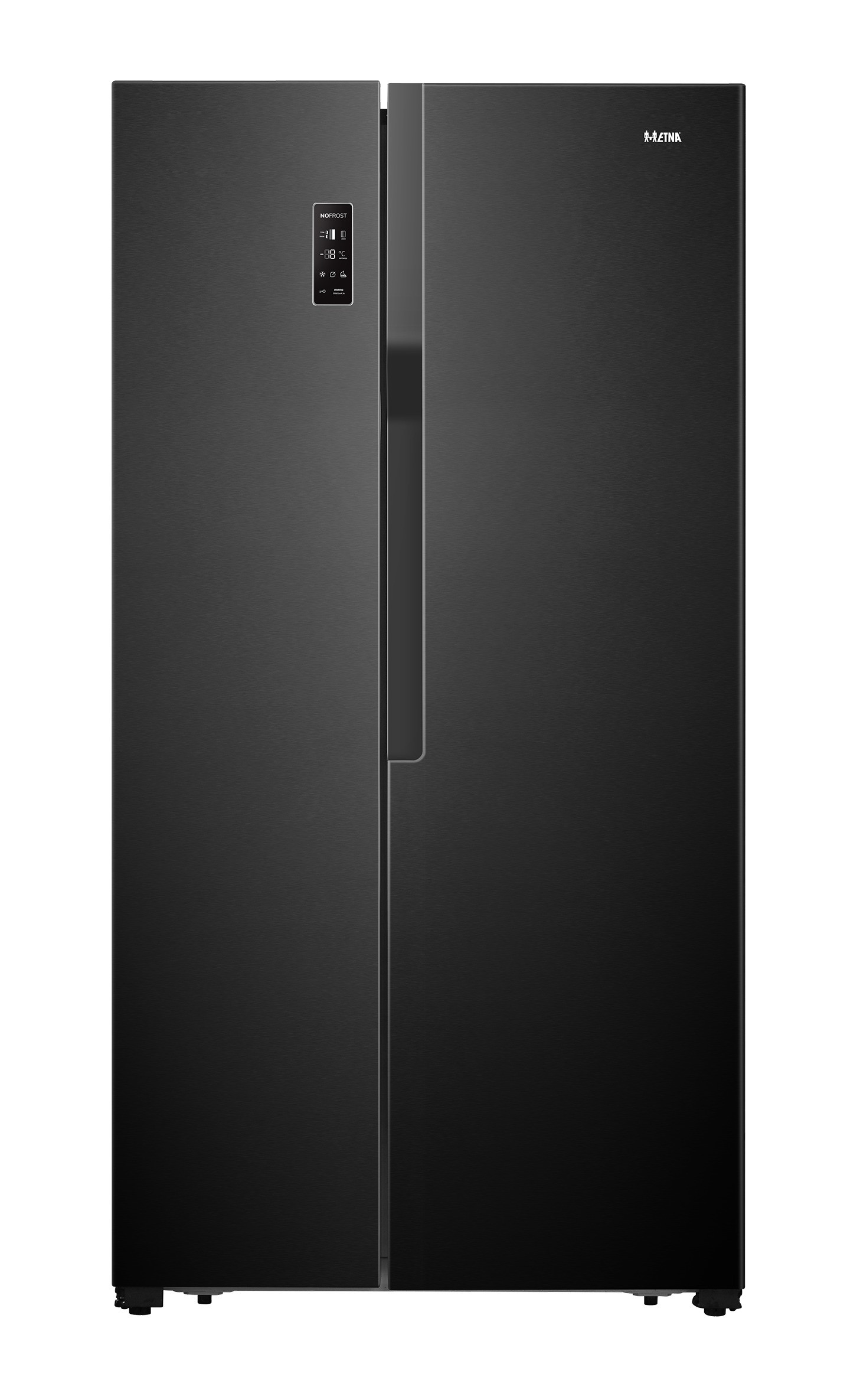 Etna AKV578ZWA Amerikaanse koelkast Zwart