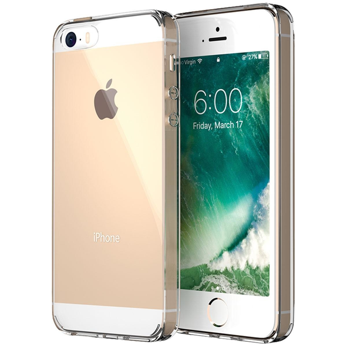 Accezz Xtreme Impact voor Apple iPhone 5 / 5s / SE Telefoonhoesje Transparant