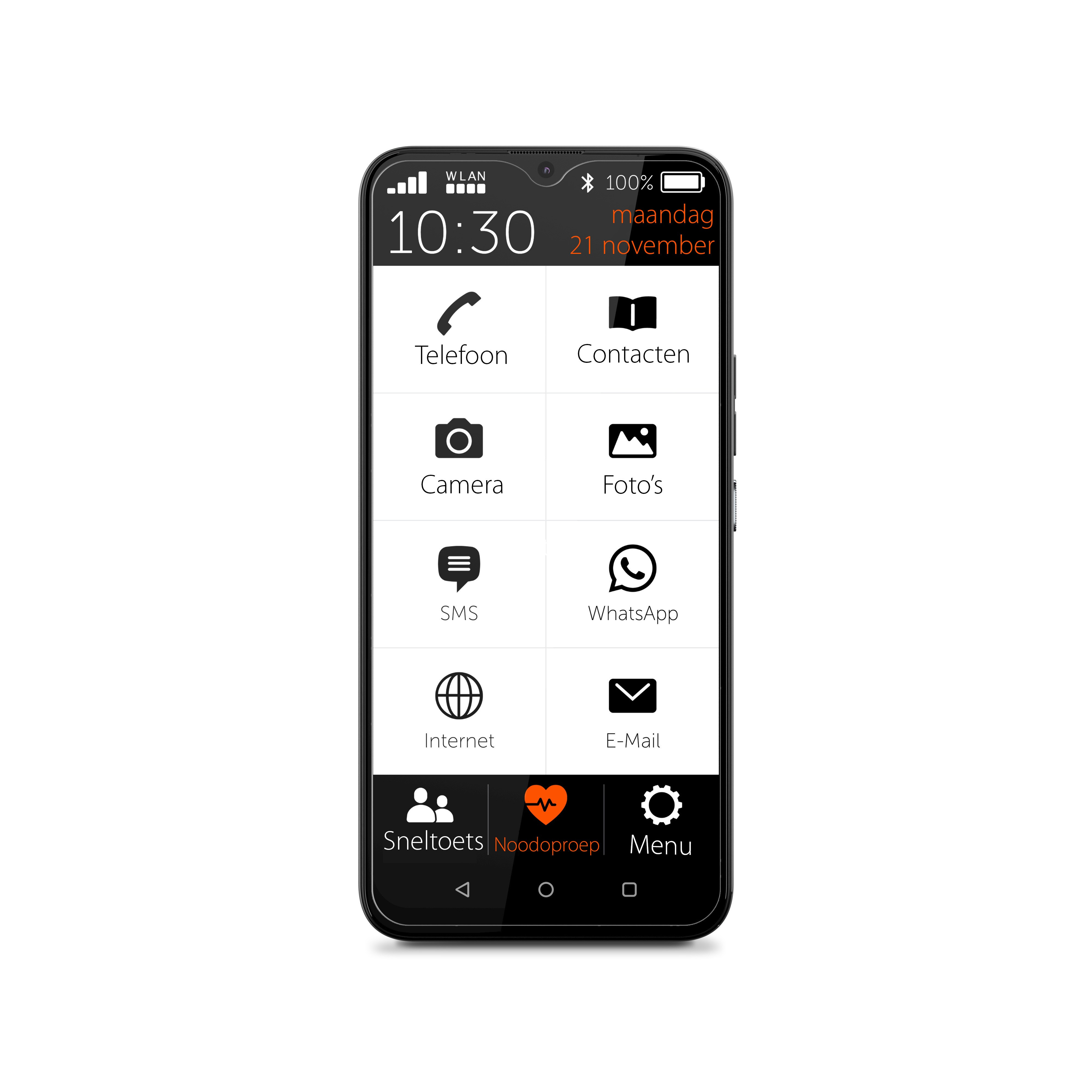Gigaset GS5 SENIOR Smartphone Zwart